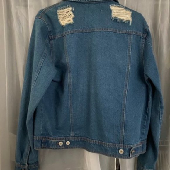 Distressed Jean Jacket - Picture 2 of 2